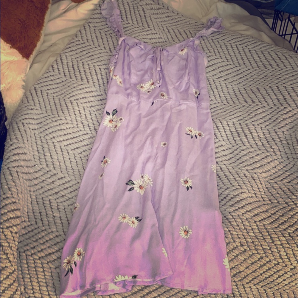 Purple flower dress